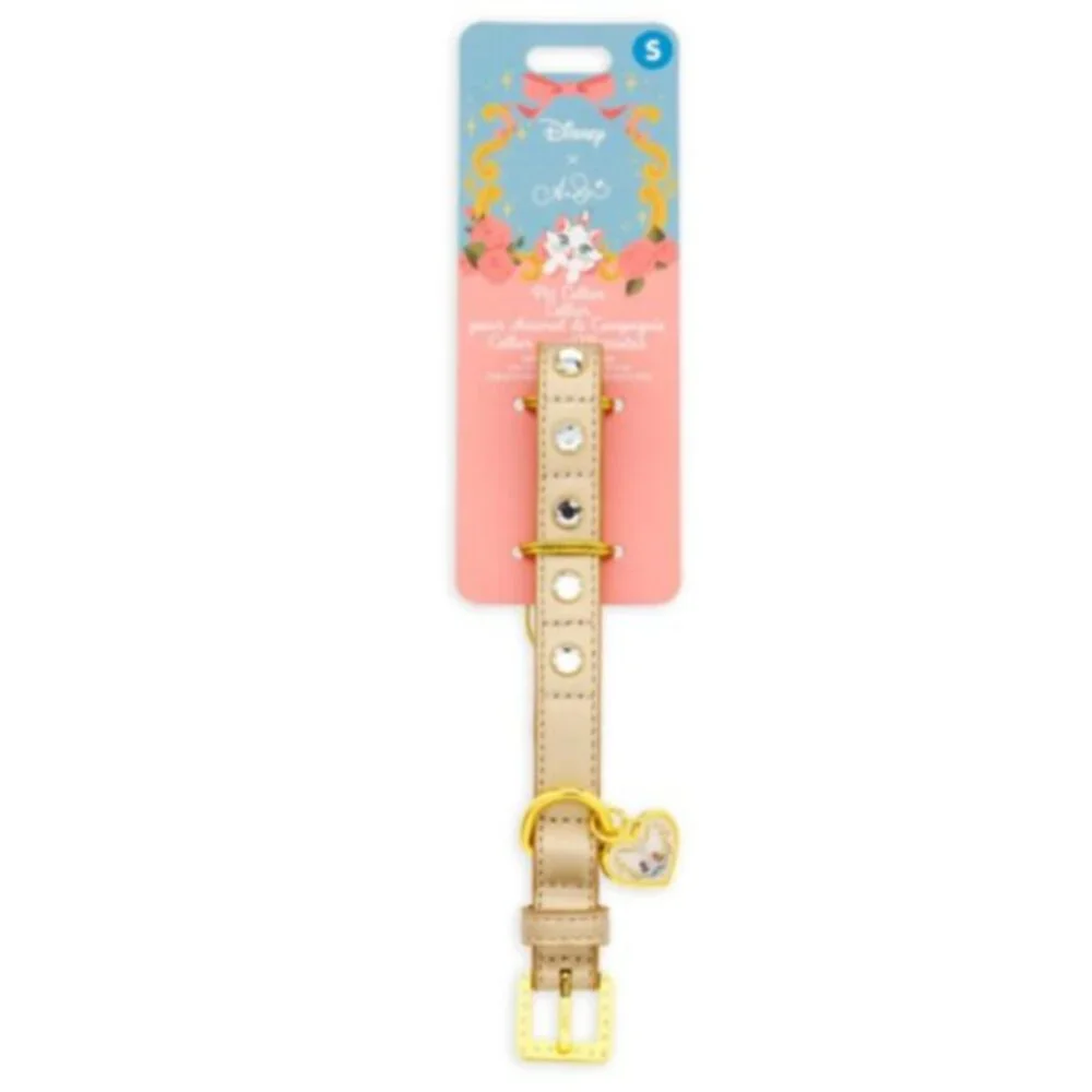 NWT DISNEY Parks Tails The Aristocats Dog Collar by Ann Shen Sz Small, Med,Large